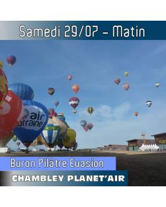 Billet de vol en montgolfière - Mondial Chambley 2023 - Vol du 29/07/2023 matin